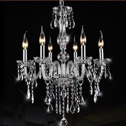 6 Arms Vintage Luxury Lighting K9 Kryształowy żyrandol sufitowy wiszący