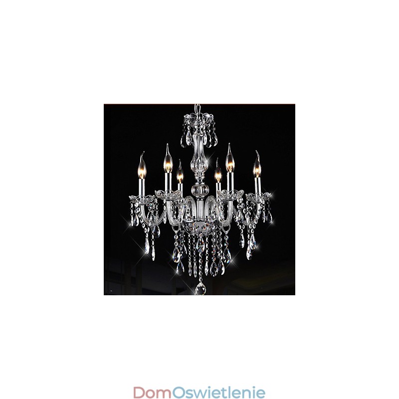 6 Arms Vintage Luxury Lighting K9 Kryształowy żyrandol sufitowy wiszący