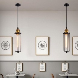 Linia Country Industrial Style Kreatywny Gladiator Przywracanie Starożytnych Sposobów Pojedyncza Głowica Droplight Wisząca Lampa