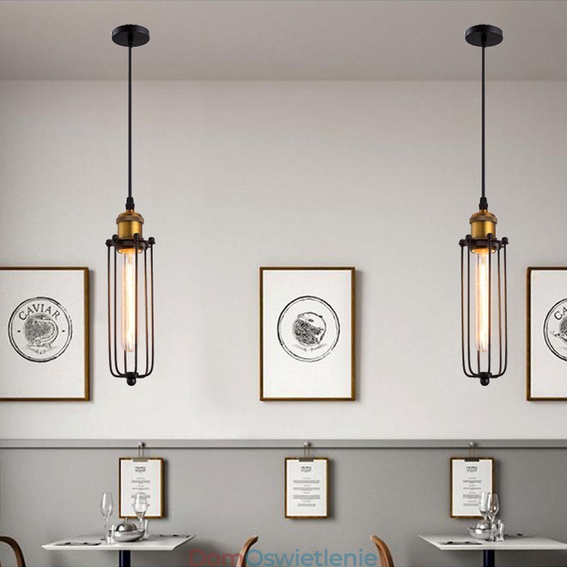 Linia Country Industrial Style Kreatywny Gladiator Przywracanie Starożytnych Sposobów Pojedyncza Głowica Droplight Wisząca Lampa
