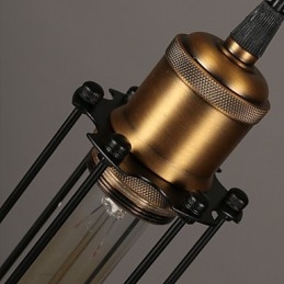 Linia Country Industrial Style Kreatywny Gladiator Przywracanie Starożytnych Sposobów Pojedyncza Głowica Droplight Wisząca Lampa