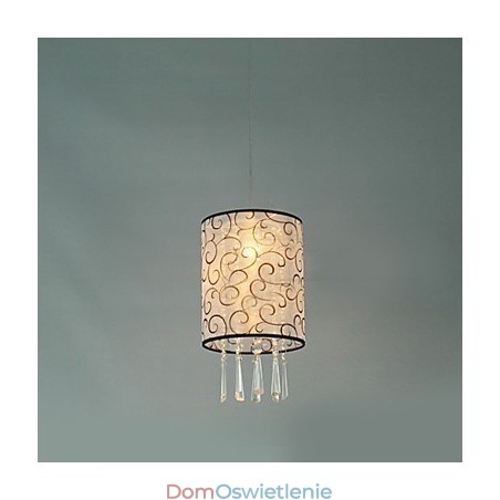 Nowoczesna współczesna lampa wisząca w stylu miniaturowym z kryształkami i galwanizowaną powłoką Nowoczesna współczesna lampa wisząca w stylu miniaturowym z kryształkami i galwanizowaną powłoką