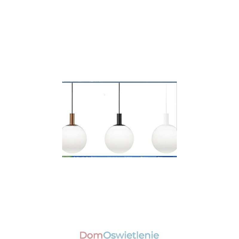 Zakontraktowana szklana lampa wisząca
