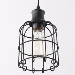 Lampy wiszące Mini styl rustykalny domek retro wiejski garaż metalowy