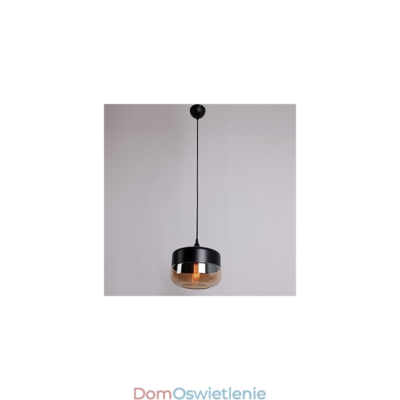 Retro Plating Glass 1 Light Malowanie Wisiorek