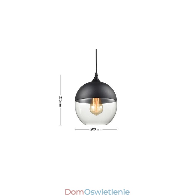 Lampa żyrandolowa ze szkła kutego żelaza w sklepie Nordic Creative Stair Shop