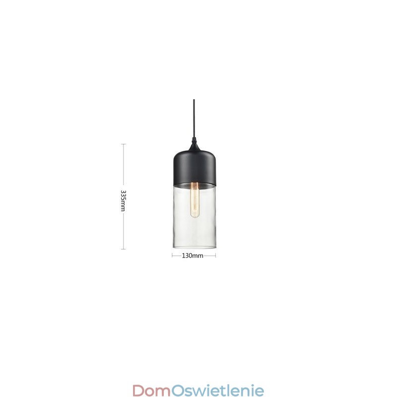 Lampa żyrandolowa ze szkła kutego żelaza w sklepie Nordic Creative Stair Shop