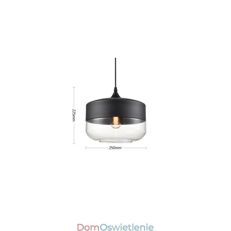 Lampa żyrandolowa ze szkła kutego żelaza w sklepie Nordic Creative Stair Shop