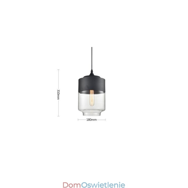 Lampa żyrandolowa ze szkła kutego żelaza w sklepie Nordic Creative Stair Shop