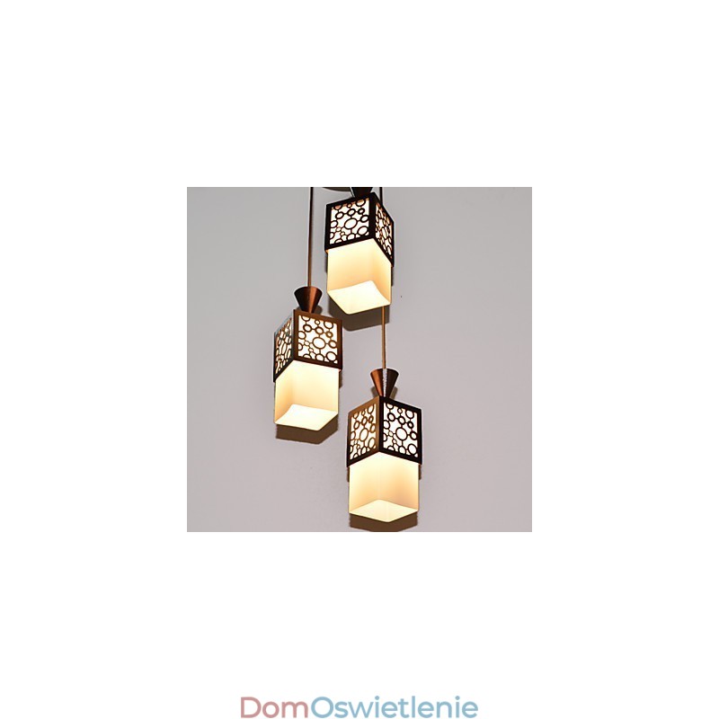 Amerykańska lampa wisząca w stylu country woodiness
