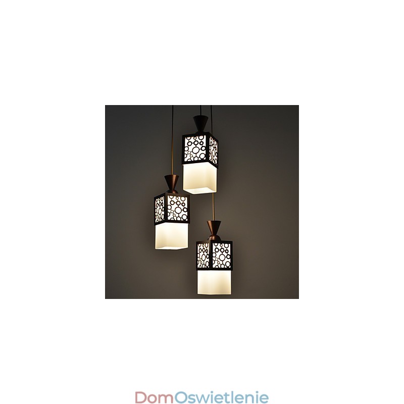 Amerykańska lampa wisząca w stylu country woodiness