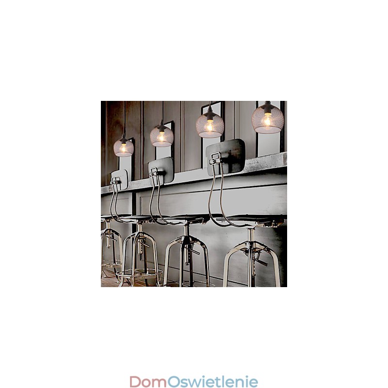 Lampy wiszące Mini styl rustykalny domek retro wiejski garaż metalowy
