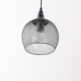 Lampy wiszące Mini styl rustykalny domek retro wiejski garaż metalowy