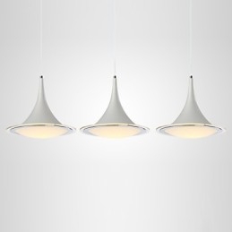 Trąbka wisząca lampa Droplight akrylowy żyrandol