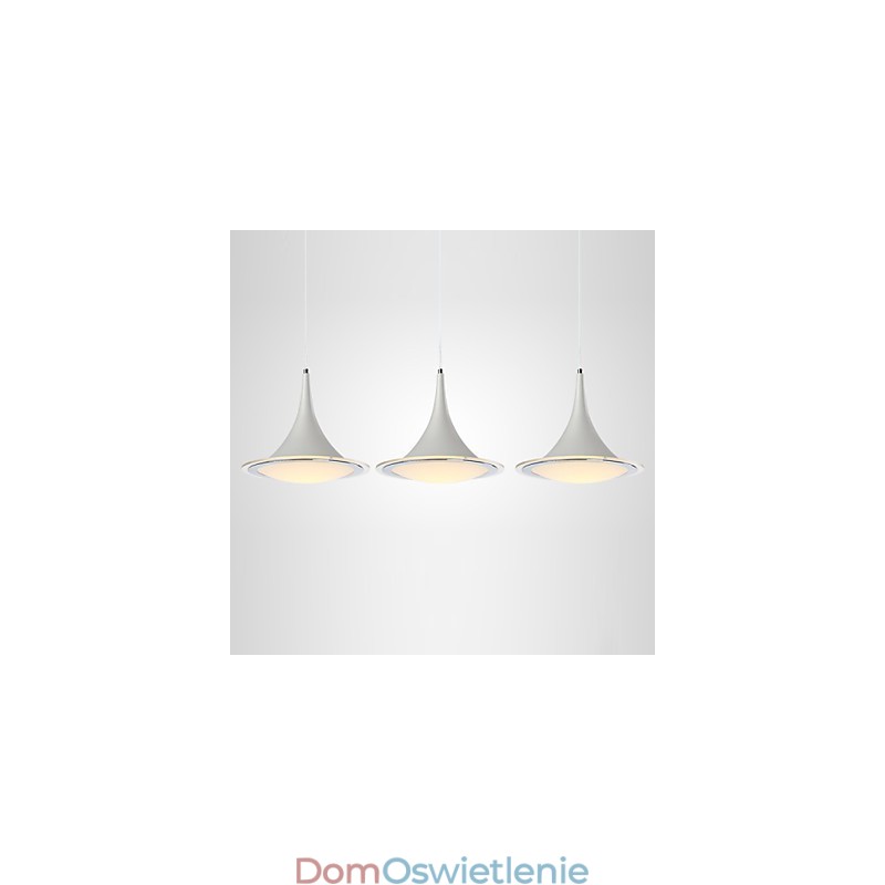 Trąbka wisząca lampa Droplight akrylowy żyrandol