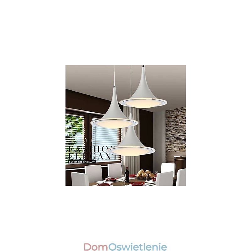 Trąbka wisząca lampa Droplight akrylowy żyrandol