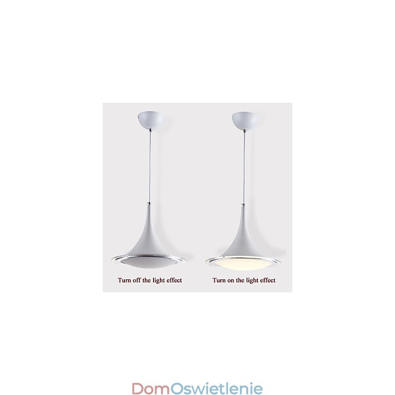 Trąbka wisząca lampa Droplight akrylowy żyrandol