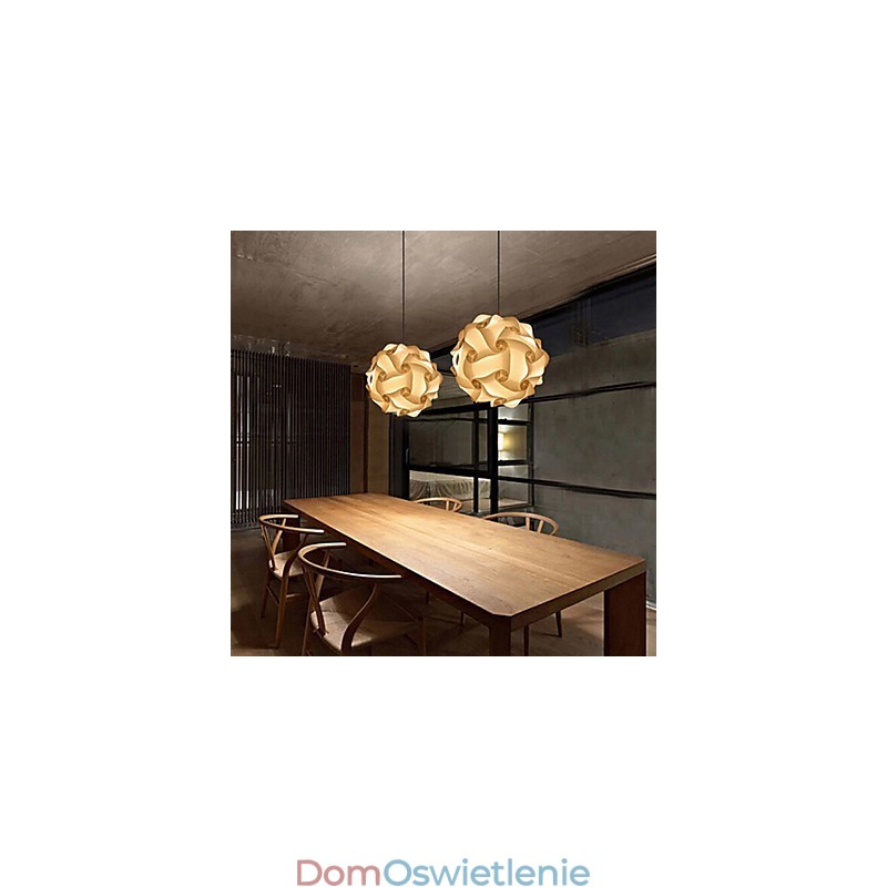 DIY Nowoczesna lampa wisząca kula 40cm