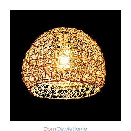Nowoczesna, wiejska lampa Cany Art Woven Rattan Single Head Droplight Nowoczesna, wiejska lampa Cany Art Woven Rattan Single Head Droplight