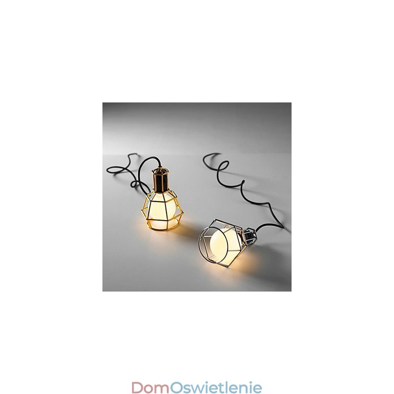 Wisząca lampa metalowa Country Galwanizowana Garaż
