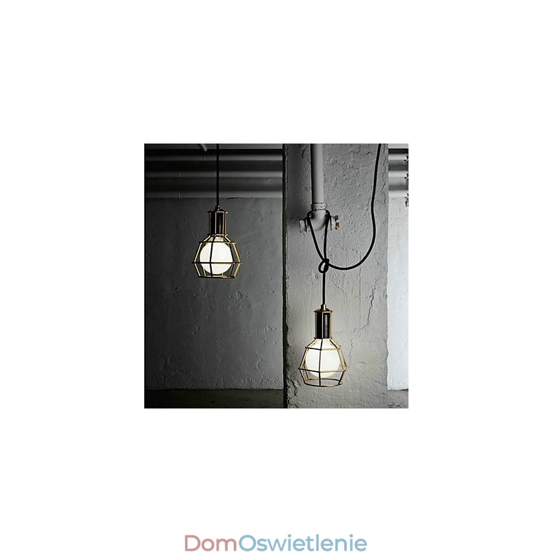 Wisząca lampa metalowa Country Galwanizowana Garaż