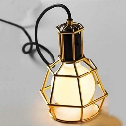 Wisząca lampa metalowa Country Galwanizowana Garaż