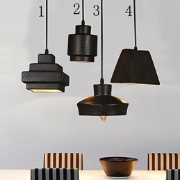 Amerykański wiejski retro szklany żyrandol zardzewiały siedzący droplight