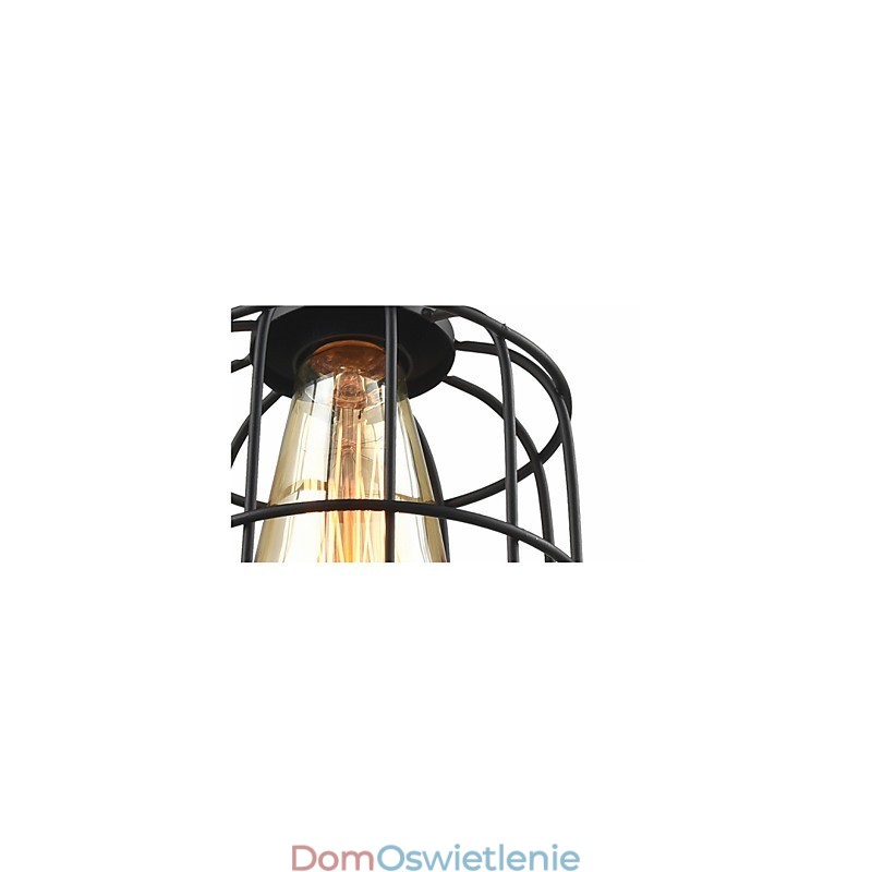 Edison Vintage Light Lampa wisząca Żyrandol Klatka Abażur