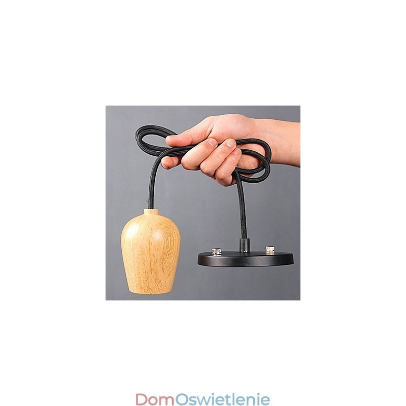 Styl wiejski Mini Inne Drewno Bambus Wisząca lampa Garaż