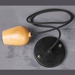 Styl wiejski Mini Inne Drewno Bambus Wisząca lampa Garaż