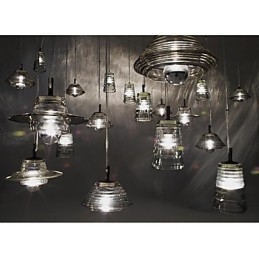 Nowoczesna współczesna lampa wisząca ze szkła