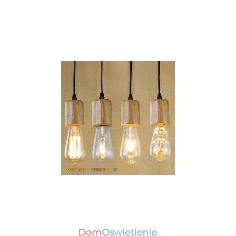 Lampy wiszące Tradycyjne Klasyczne Zabytkowe Retro Wiejskie Garażowe Drewniane Bambusowe