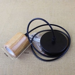 Lampy wiszące Tradycyjne Klasyczne Zabytkowe Retro Wiejskie Garażowe Drewniane Bambusowe