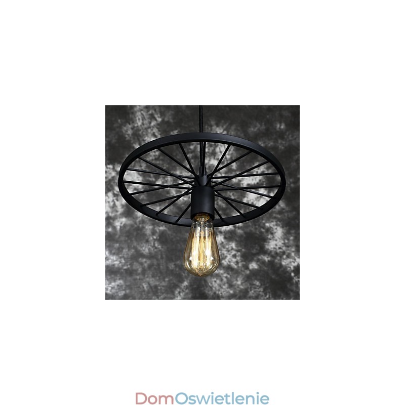 Lampy wiszące Loft Retro Amerykański wiejski kuty żelazny żyrandol w stylu industrialnym koło