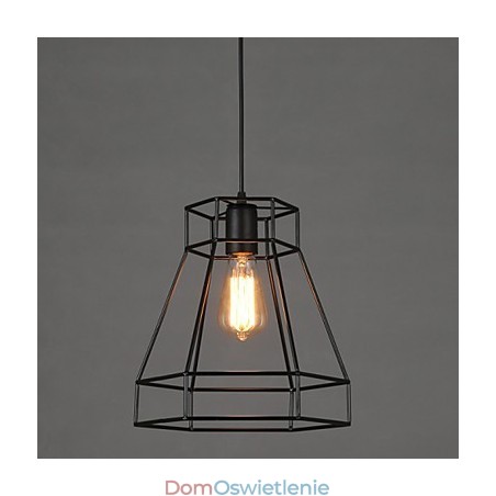 Żyrandol z kutego żelaza w geometrycznej linii z diamentami, wiszący, nowoczesny, współczesny Żyrandol z kutego żelaza w geometrycznej linii z diamentami, wiszący, nowoczesny, współczesny