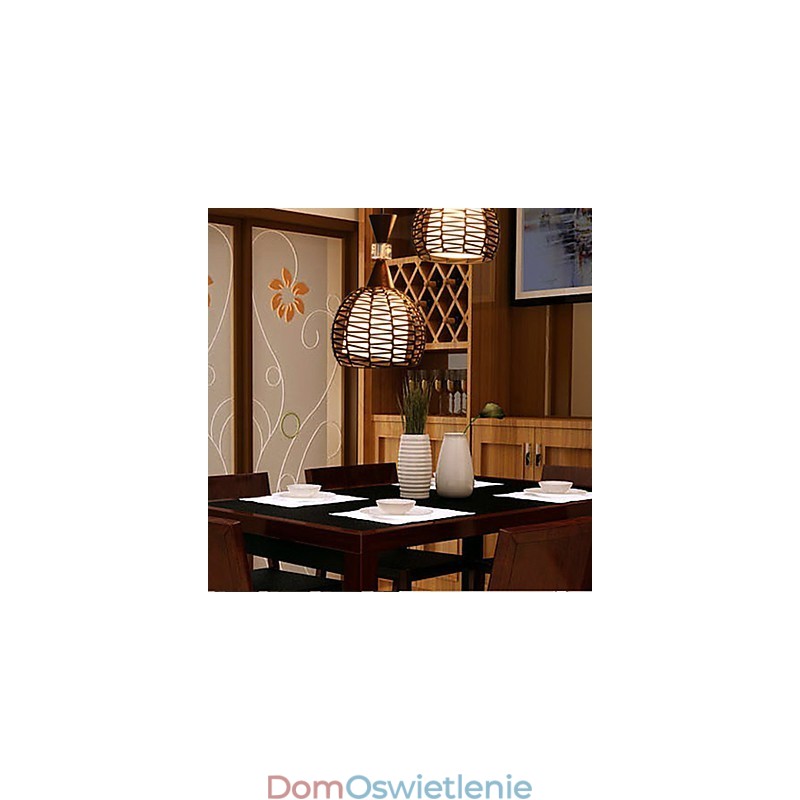 Wiejska sztuka tkacka Cany Klasyczna zakontraktowana lampa typu droplight