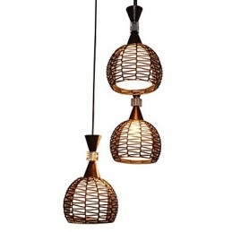 Wiejska sztuka tkacka Cany Klasyczna zakontraktowana lampa typu droplight