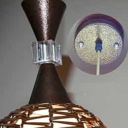 Wiejska sztuka tkacka Cany Klasyczna zakontraktowana lampa typu droplight