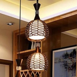 Wiejska sztuka tkacka Cany Klasyczna zakontraktowana lampa typu droplight