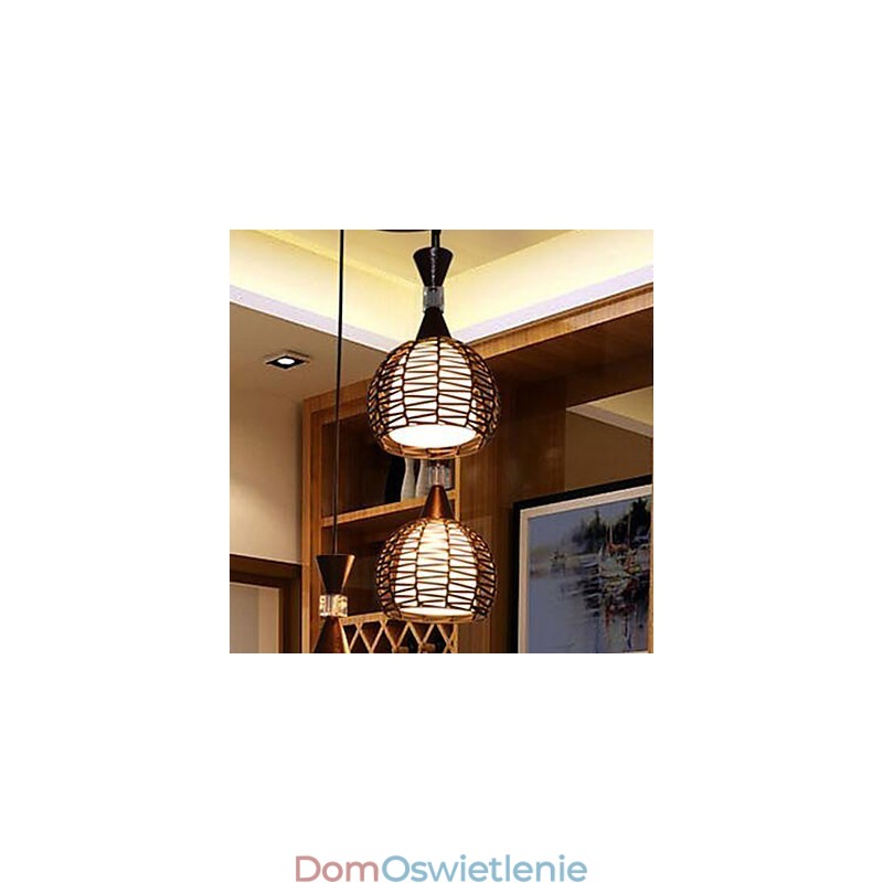 Wiejska sztuka tkacka Cany Klasyczna zakontraktowana lampa typu droplight