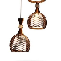 Wiejska sztuka tkacka Cany Klasyczna zakontraktowana lampa typu droplight