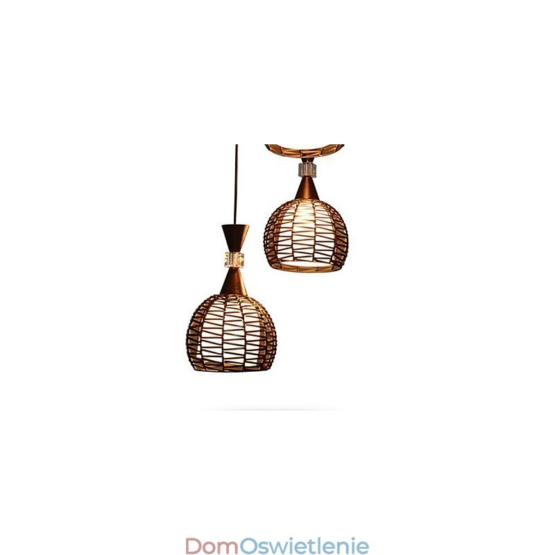 Wiejska sztuka tkacka Cany Klasyczna zakontraktowana lampa typu droplight