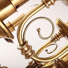 Żyrandol Tradycyjny Klasyczny Rustykalny Domek Metalowy