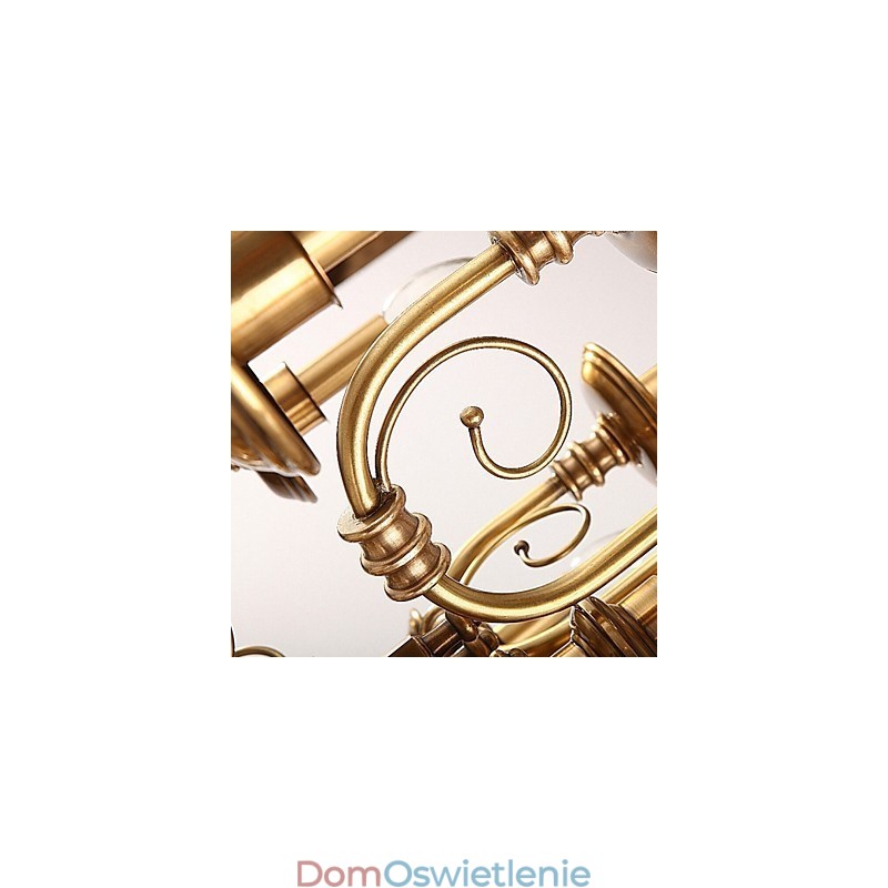Żyrandol Tradycyjny Klasyczny Rustykalny Domek Metalowy