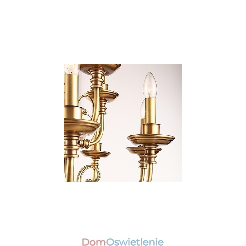 Żyrandol Tradycyjny Klasyczny Rustykalny Domek Metalowy