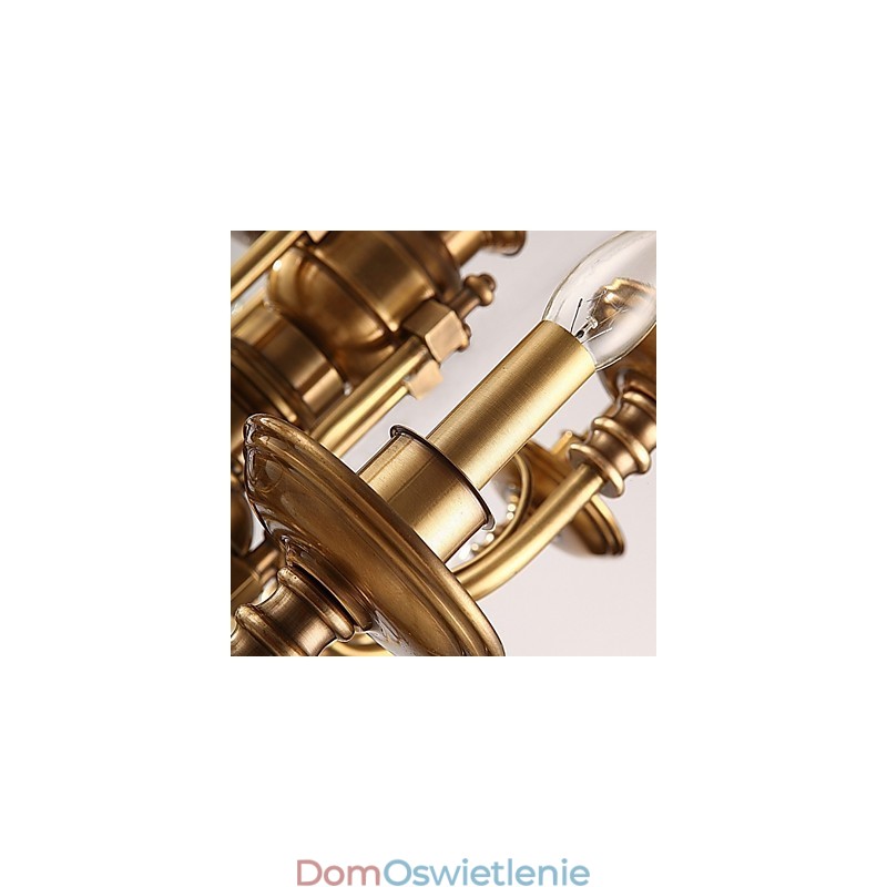 Żyrandol Tradycyjny Klasyczny Rustykalny Domek Metalowy