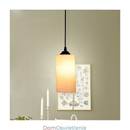 Okrągła prosta szklana lampa typu droplight z pojedynczą głowicą Okrągła prosta szklana lampa typu droplight z pojedynczą głowicą