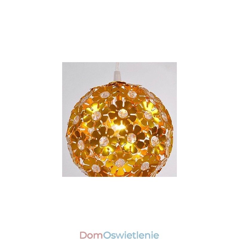Nowoczesny współczesny kryształowy mini styl złoty metalowy żyrandol
