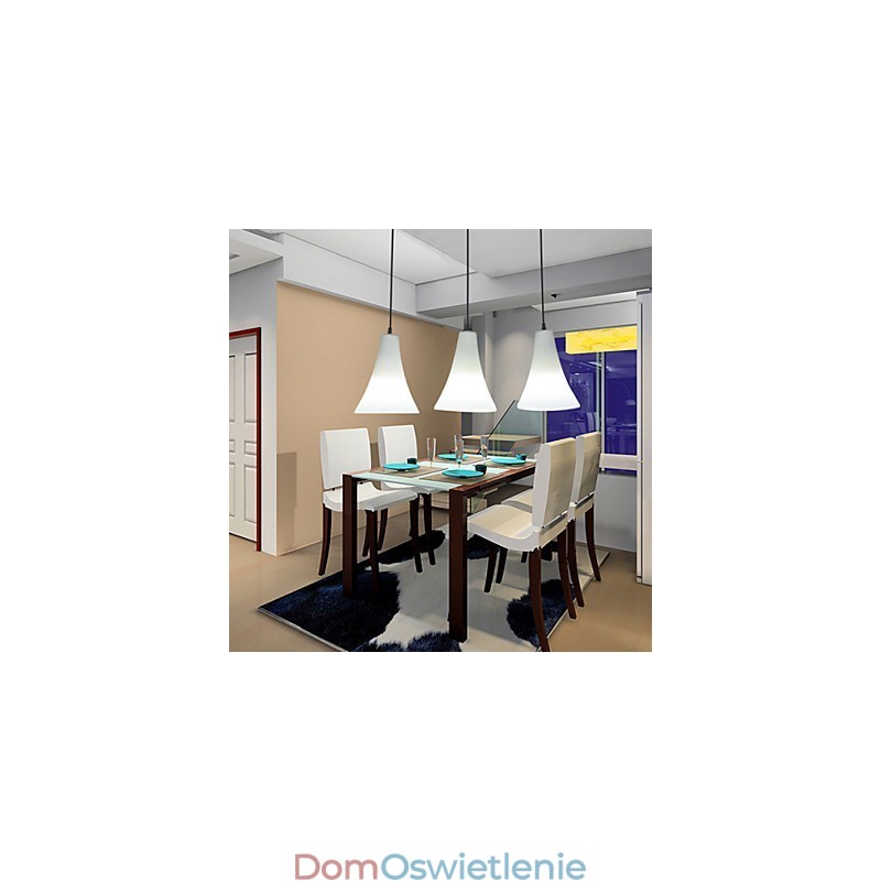 Lejek Stożek Typ Pojedyncza Głowica Trąbka Kształt Szklany Posiłek Światło Prosta Lampa Droplight Światło