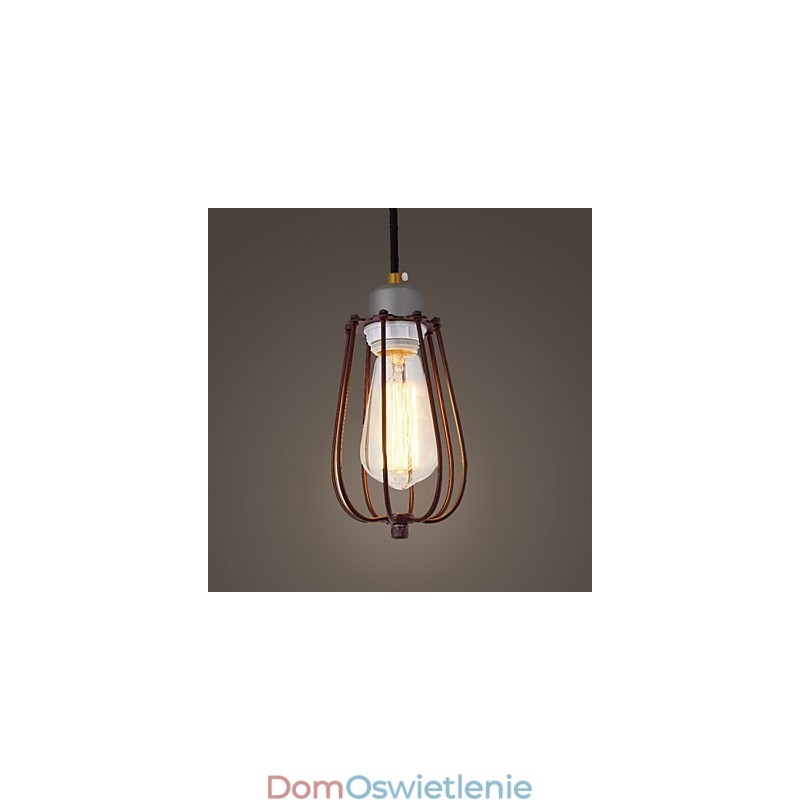 Vintage Mini Styl Malowanie Metalowa Lampa Wisząca